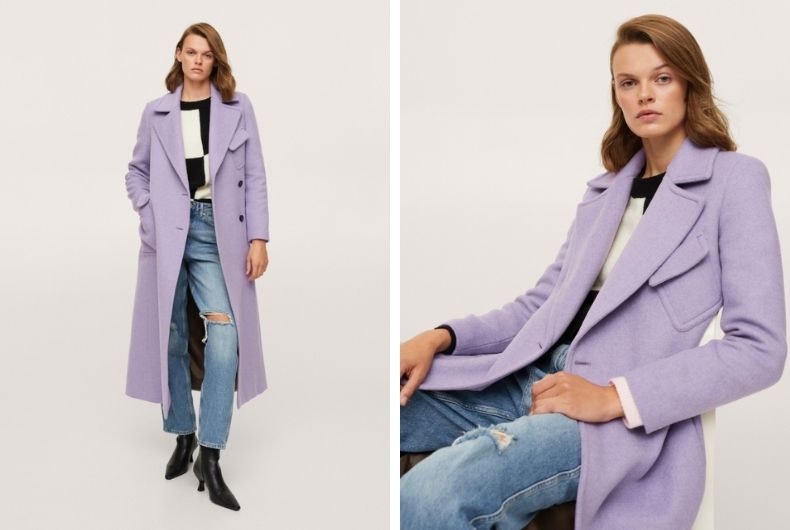 El color lila nos acompaña una temporada más para alegrar tus looks más otoñales
